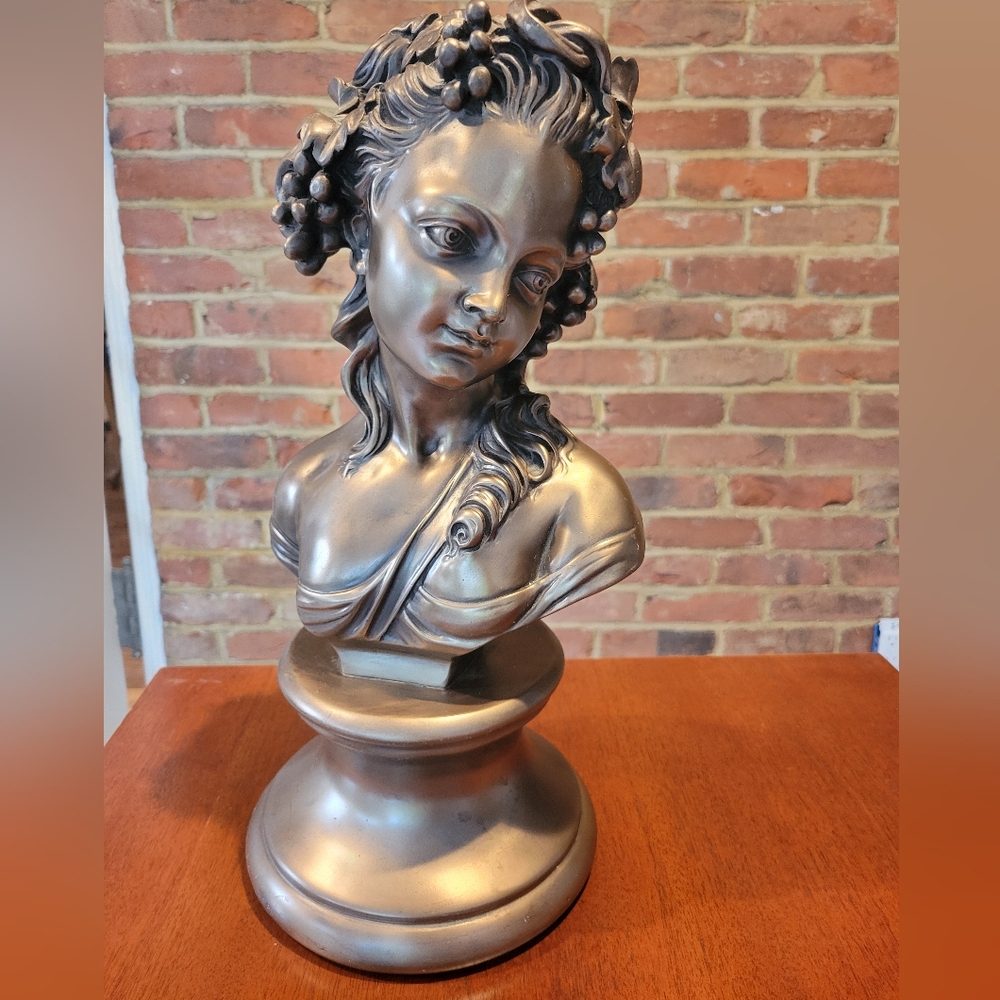 Bronze Bust Female Sculpture Large By Triarn Tiam